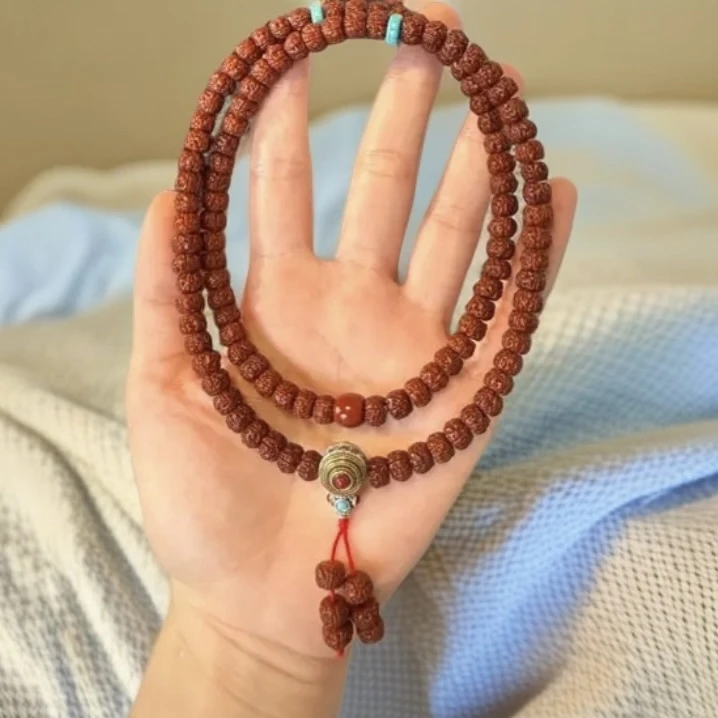 精品藏切老树王矮桩108颗（红蓝藏式三通）