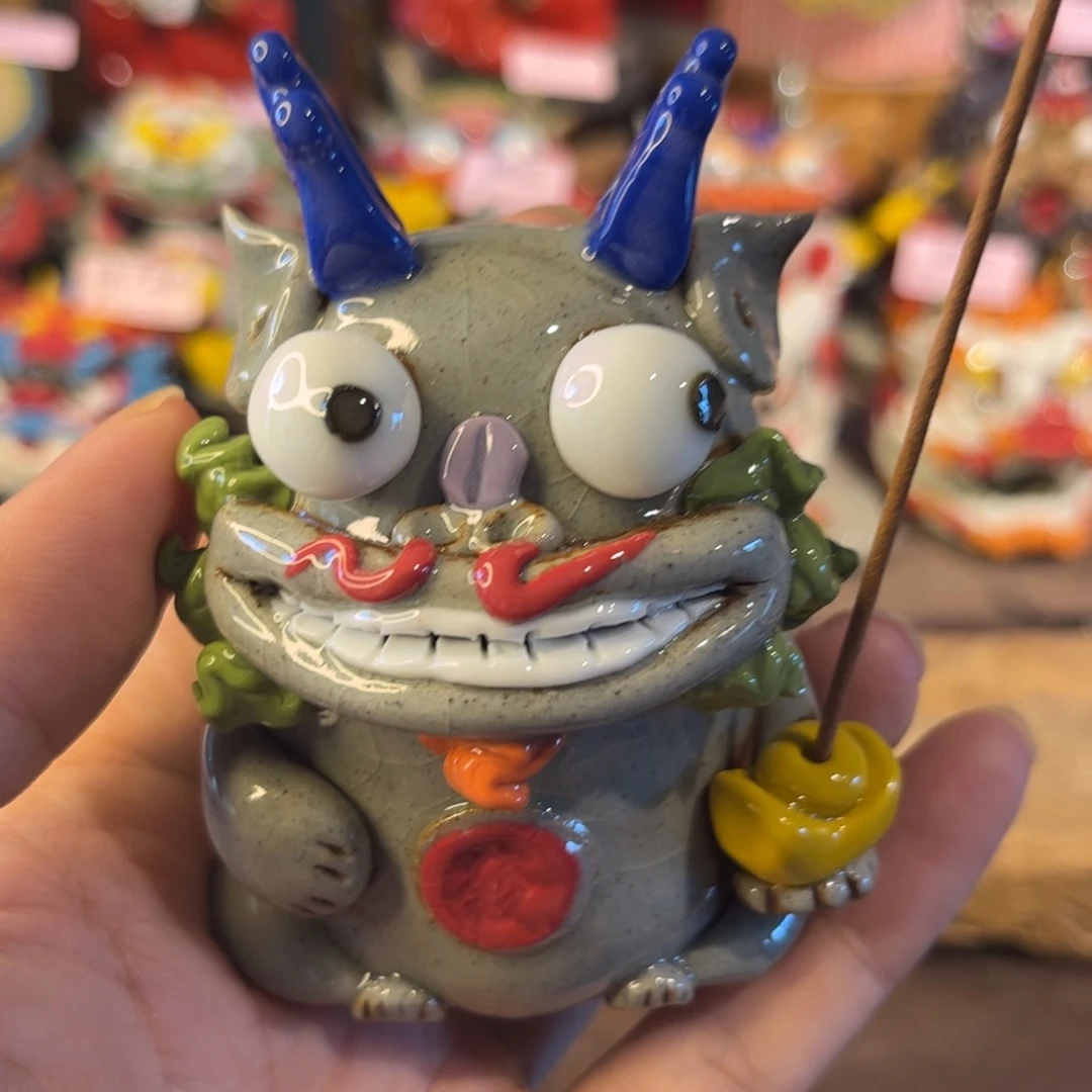 泥塑纯手工茶宠摆件