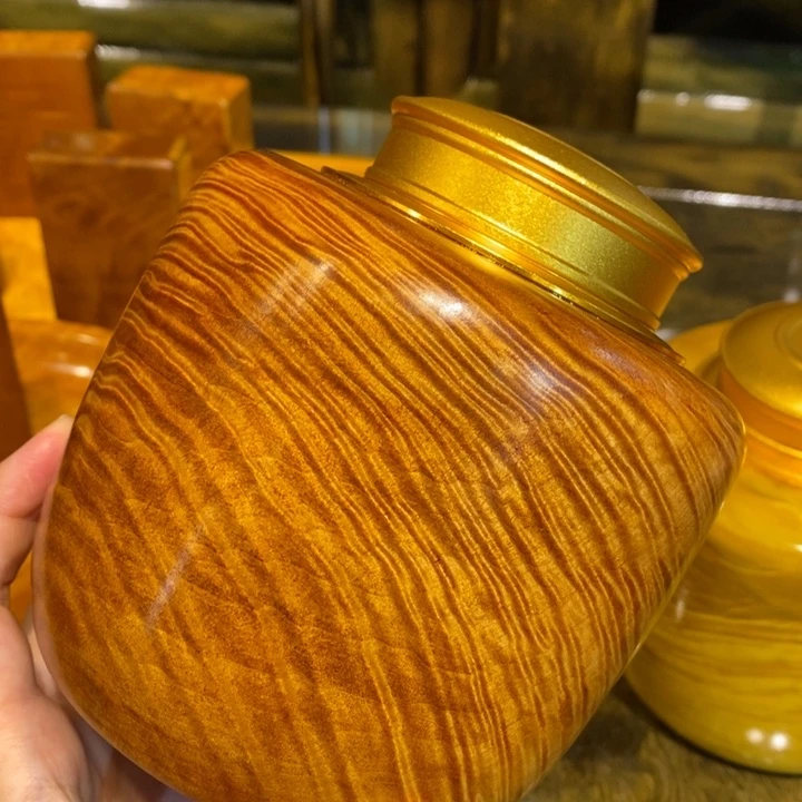 楠木一木一器茶叶罐