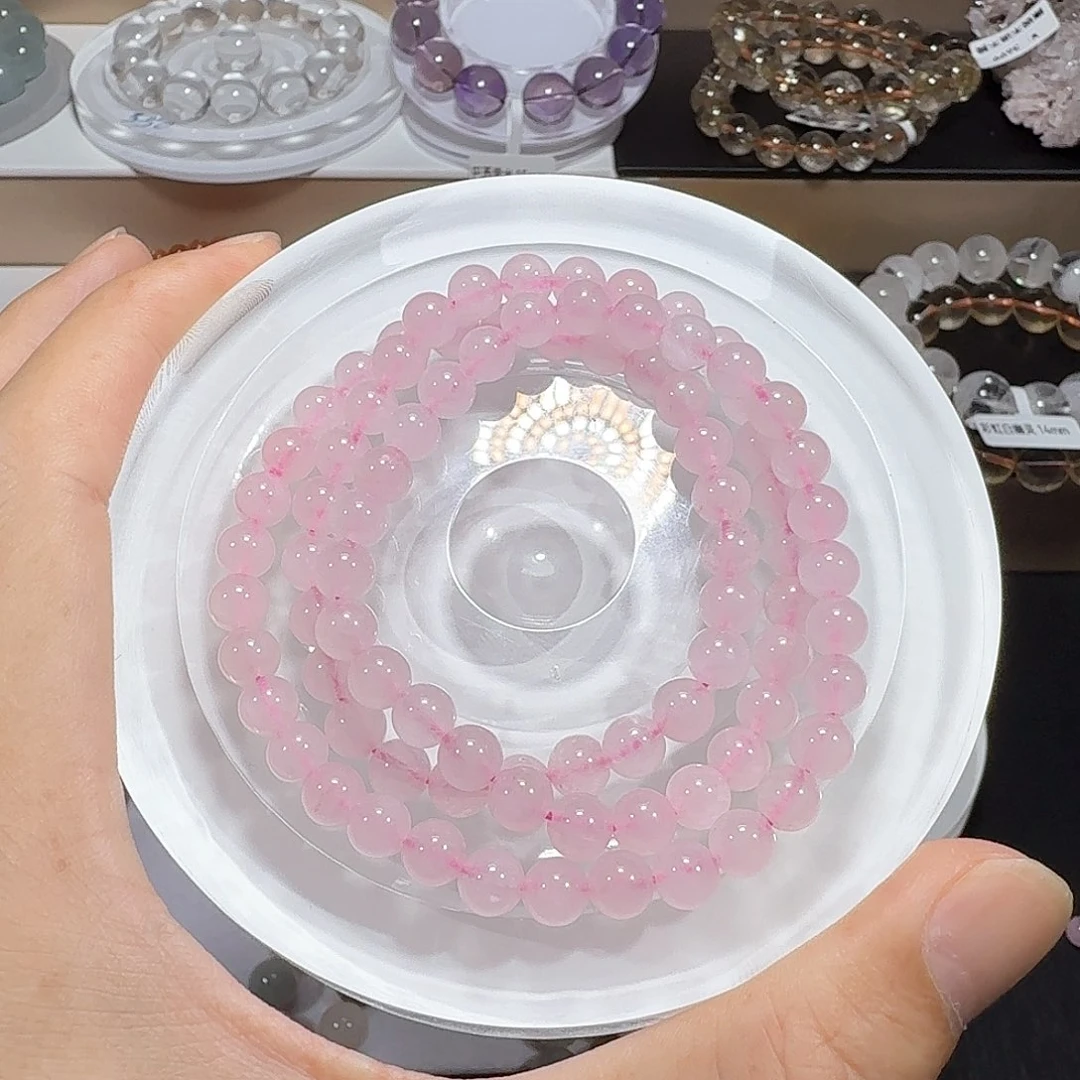 未镶嵌手链水晶福利粉水多圈