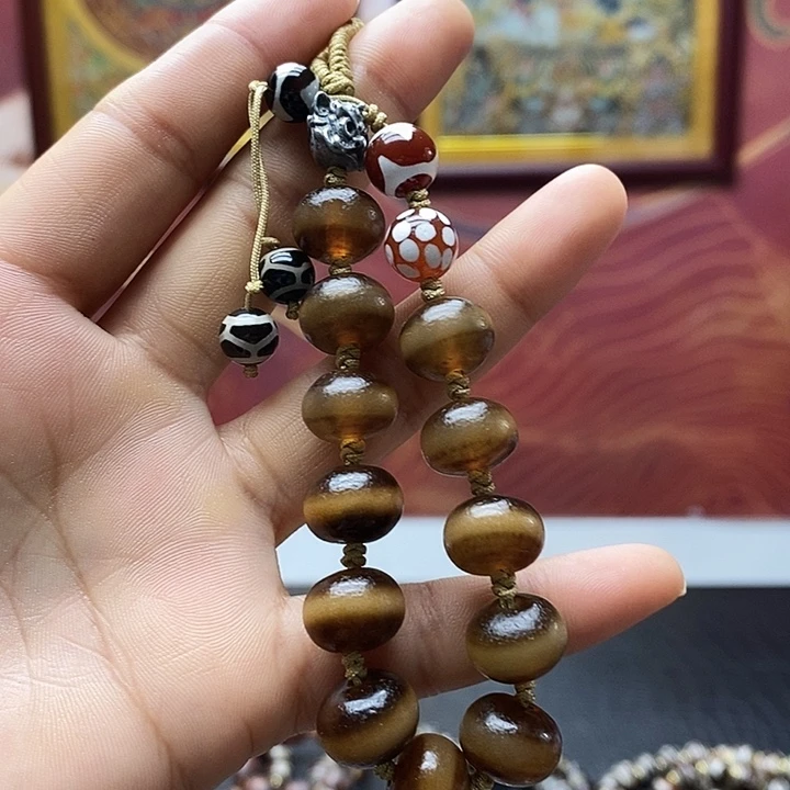 玛瑙/玉髓合金颈饰