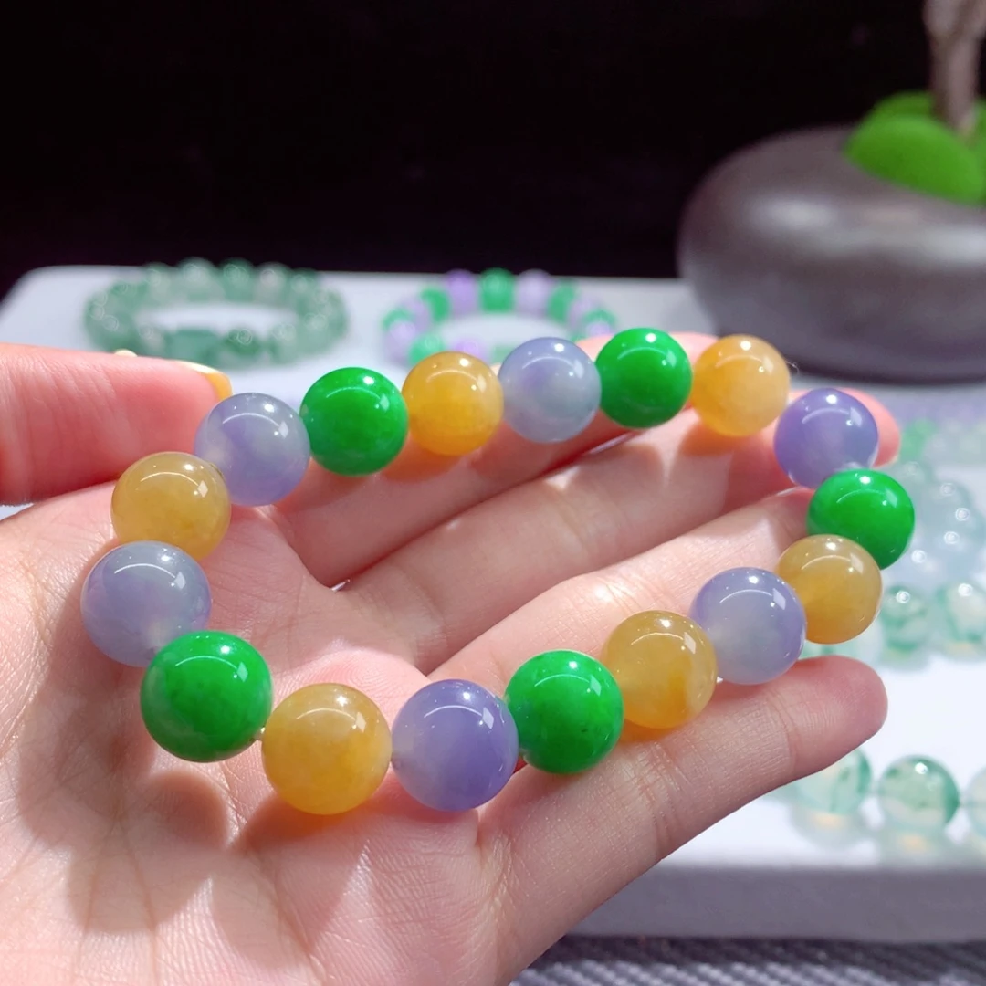 翡翠未镶嵌手串天然翡翠