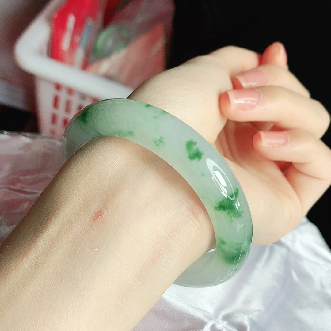 未镶嵌手镯翡翠缅甸天然a货翡翠手镯