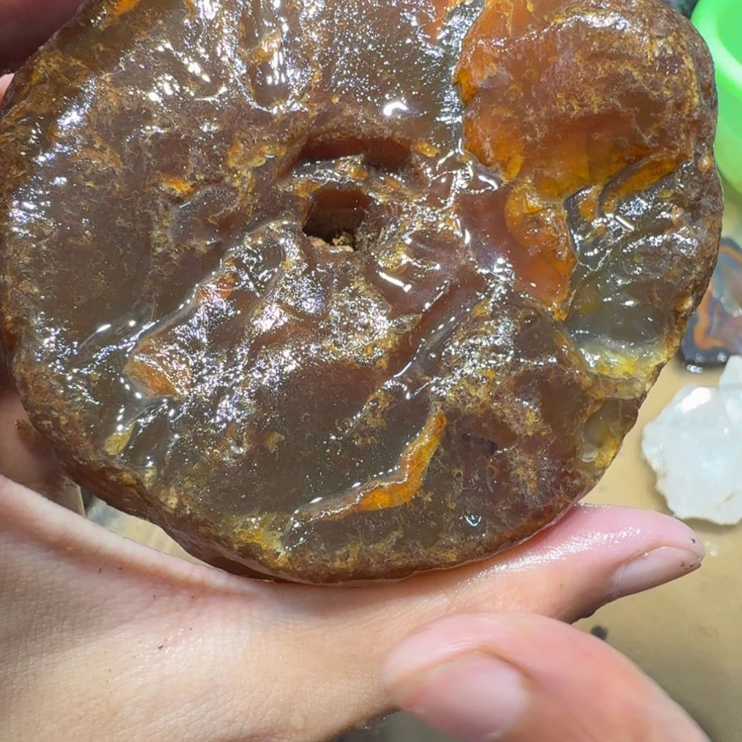未镶嵌玛瑙/玉髓珠宝半成品