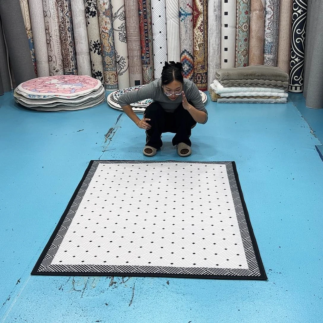 混纺120×158误差±1-3cm乳胶棉布底比利时绒孤品微瑕