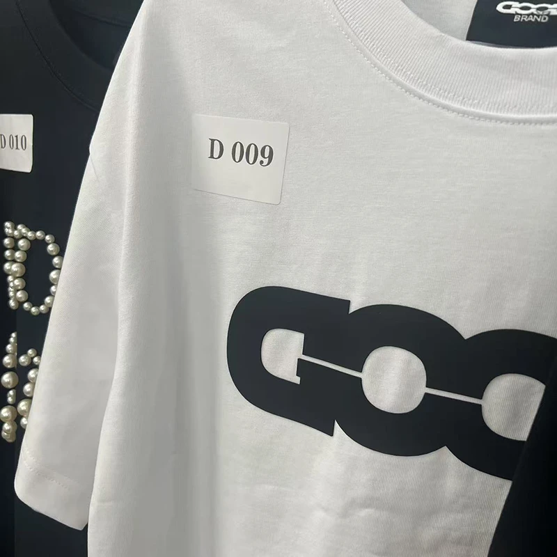 【男女情侣款】GD 2025SS素色3D立体烫压T大版休闲