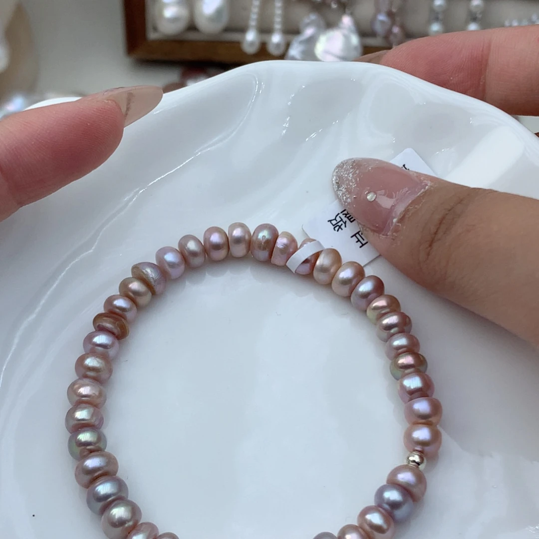 颈饰淡水珍珠银S925镶嵌