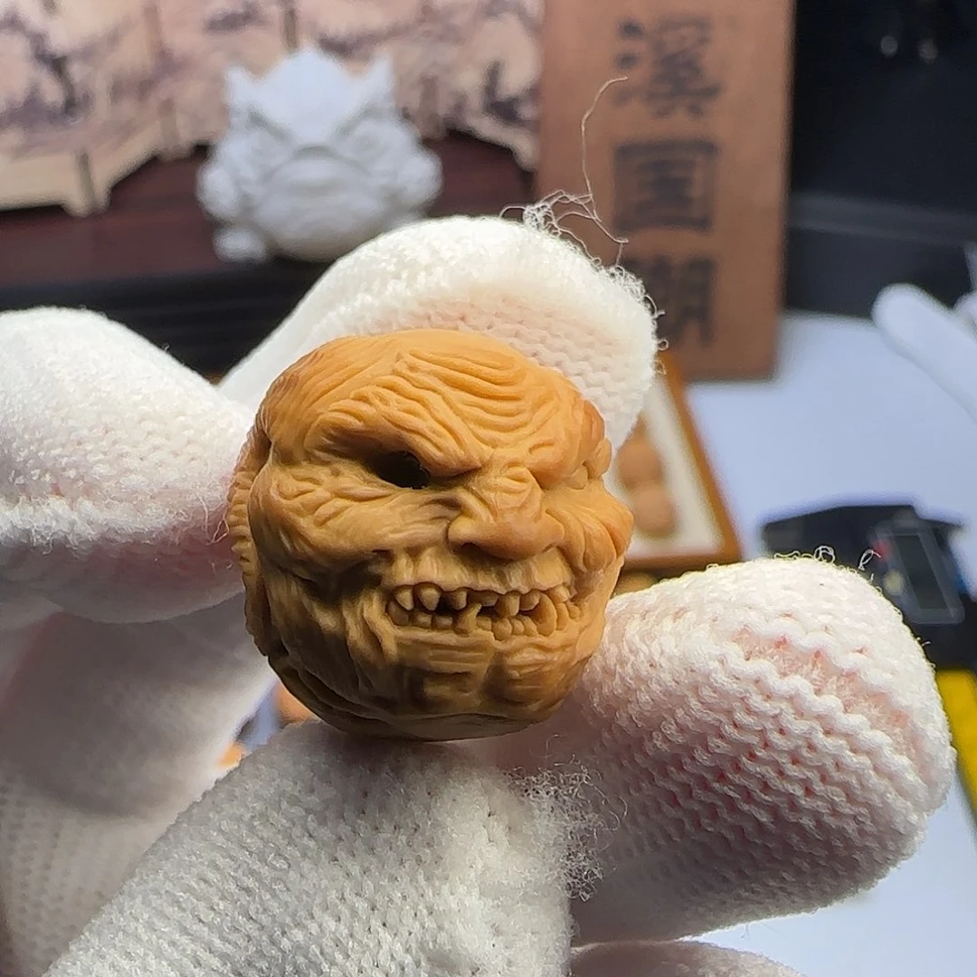 猴头核桃吊坠恶僧➕羊题材