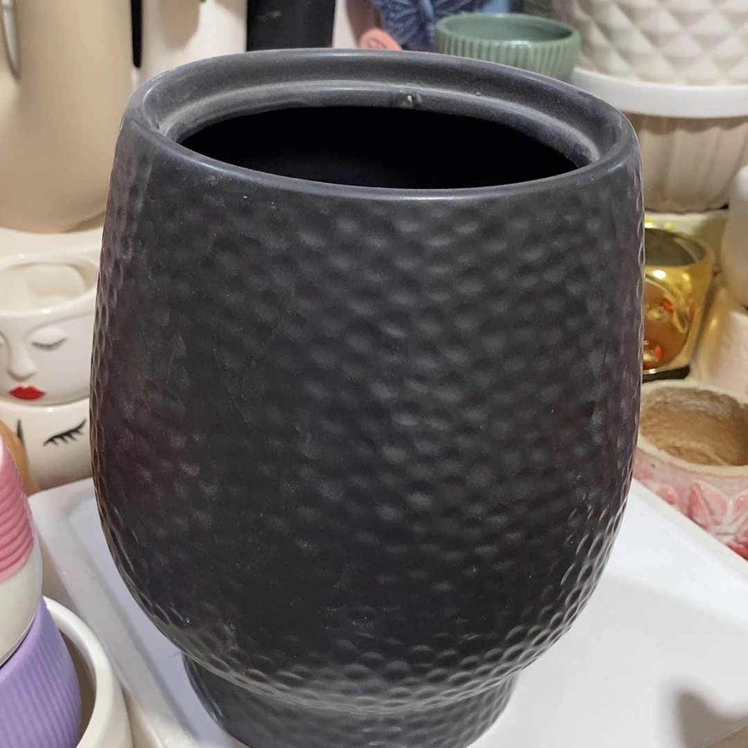 陶杯子陶盆有孔 瑕疵介意勿拍