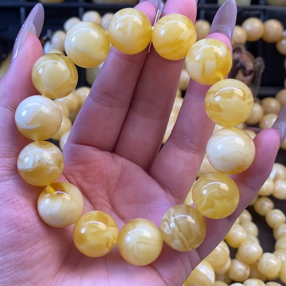 裸石琥珀未镶嵌妖花溶洞16