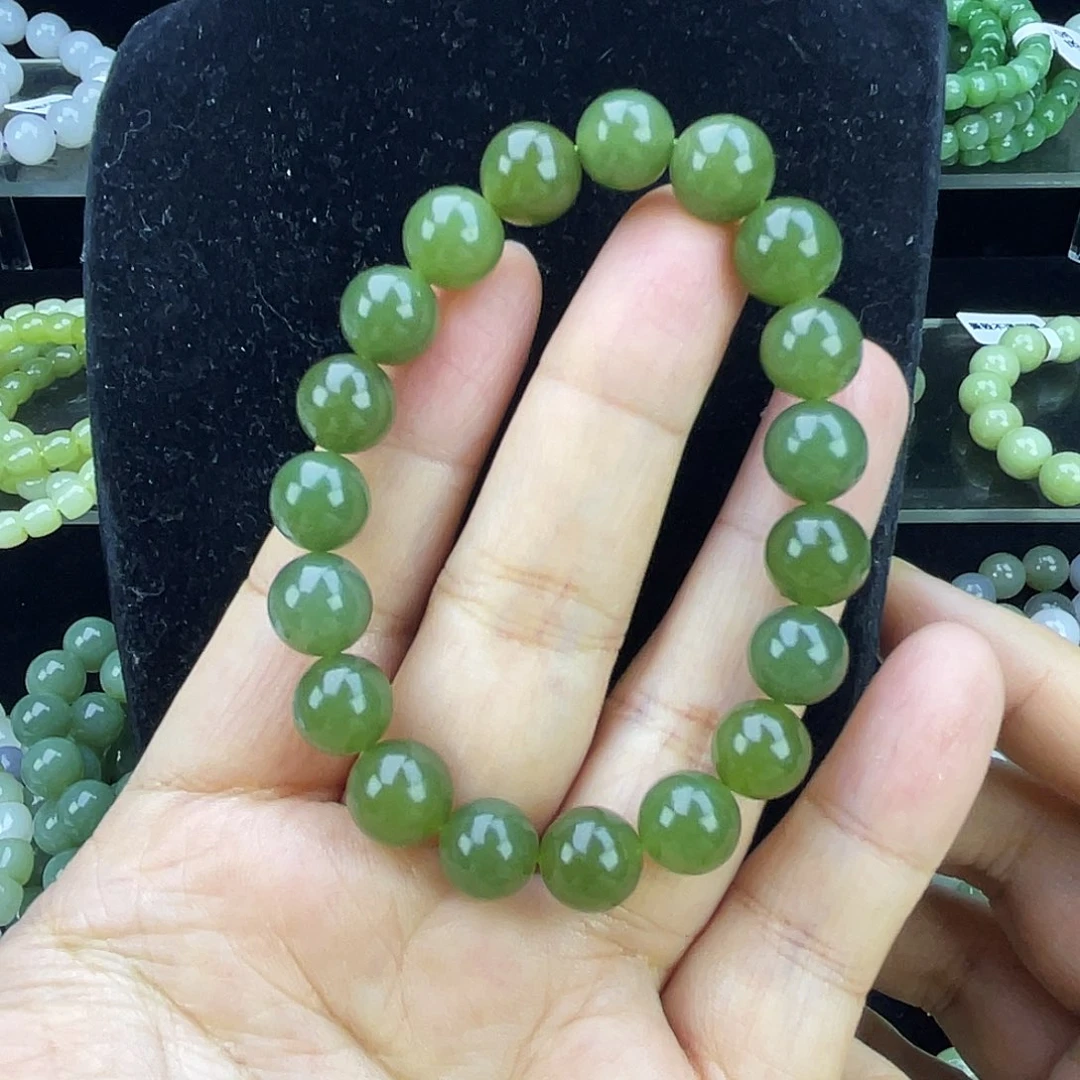 和田玉未镶嵌手链11