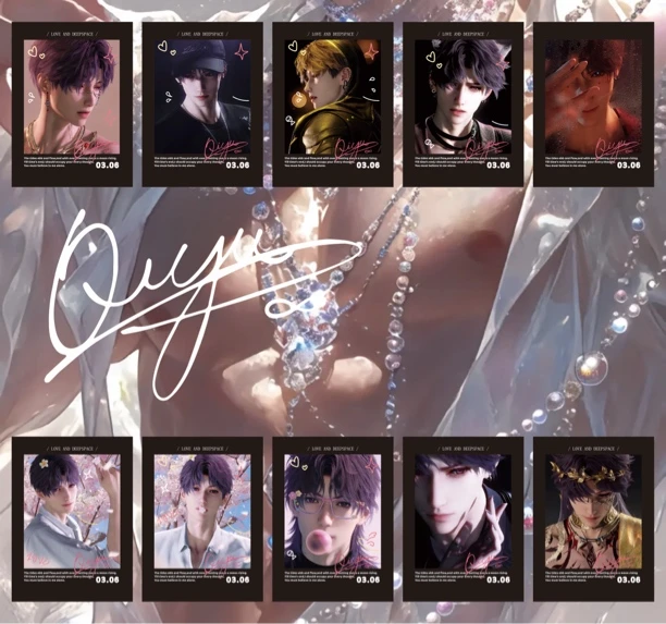 恋与深空二创第二弹仿拍立得小卡