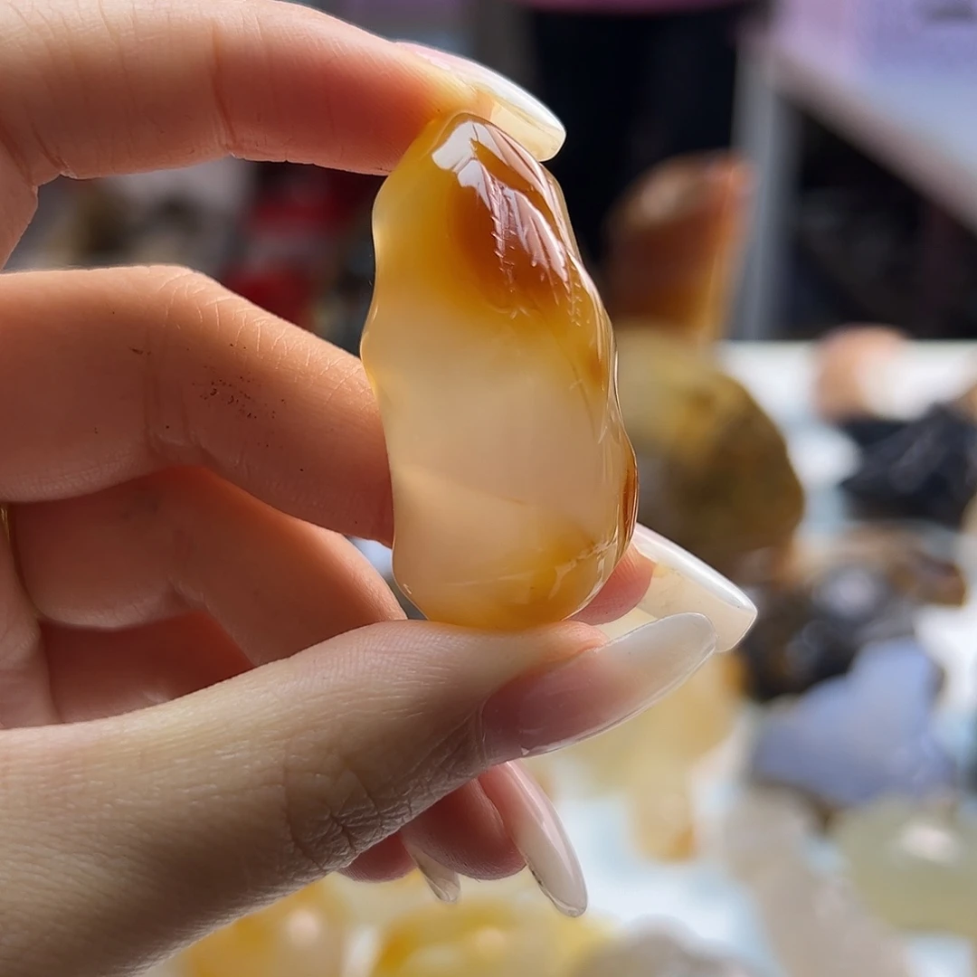 玛瑙/玉髓未镶嵌吊坠(不含链)