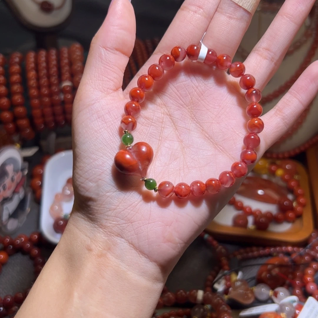 南红玛瑙未镶嵌手串7mm