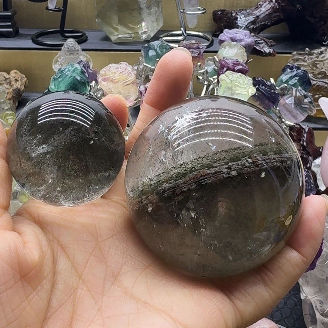 水晶珠宝半成品未镶嵌、***r幽灵球