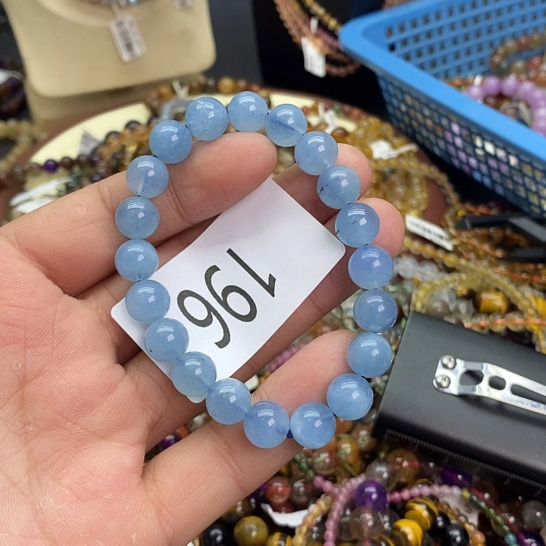 海蓝宝石手链未镶嵌手链