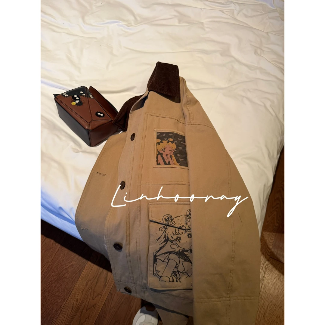 【sKycaptian】美少女冒险家重工高级水工艺风衣原创外套#SK02304