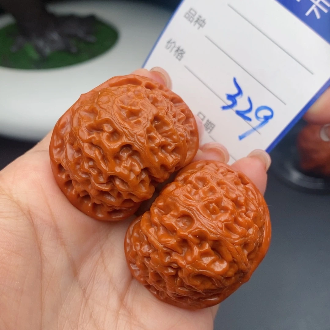 文玩核桃把件40宫灯329