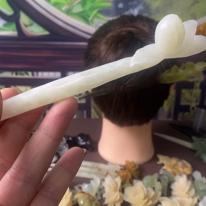 【闪购商品】合金蛇纹石玉发饰