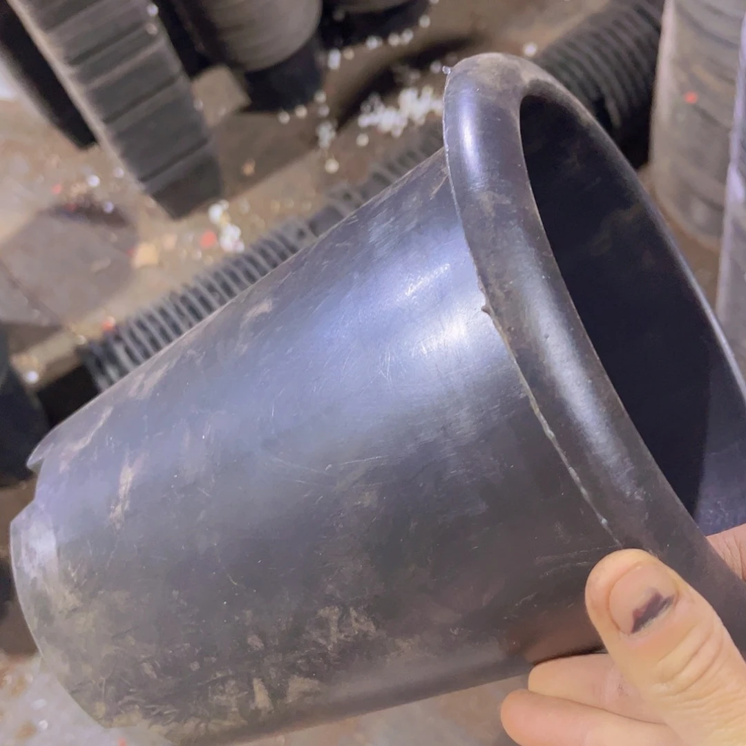 塑料18公分黑兰花盆10个