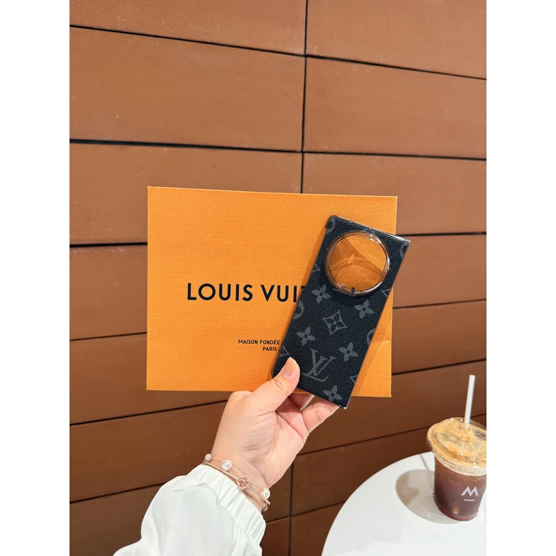 适用于华为Matex6/Matex5皮革时尚字母折叠手机壳 透明边框单后壳