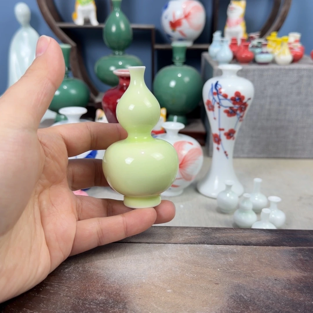 陶瓷手工小花器摆件