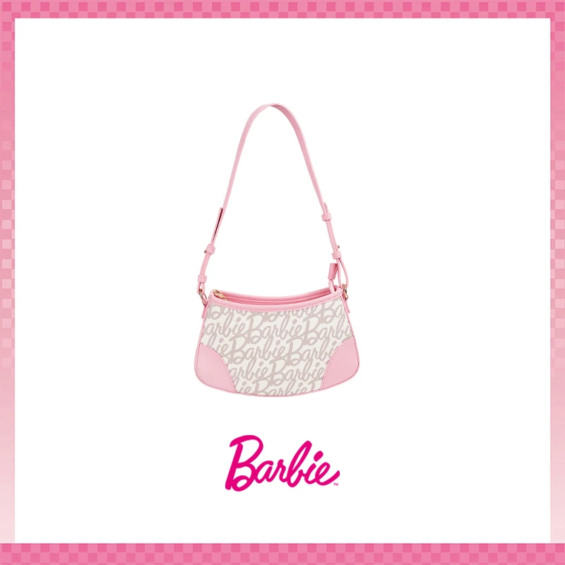 BARBIE/芭比【Barbie芭比联名官方正品】印花腋下包