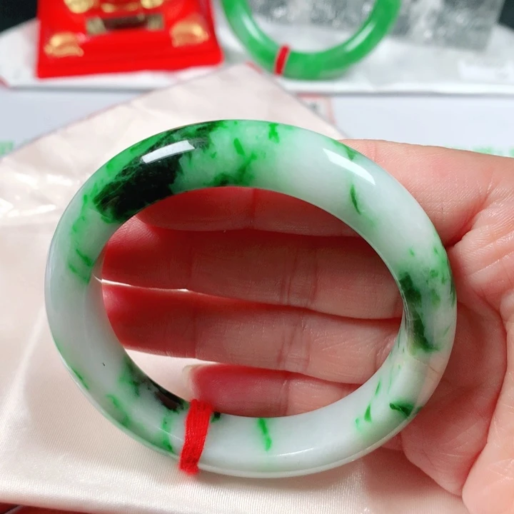 未镶嵌手镯翡翠  编号S1267 正圈55