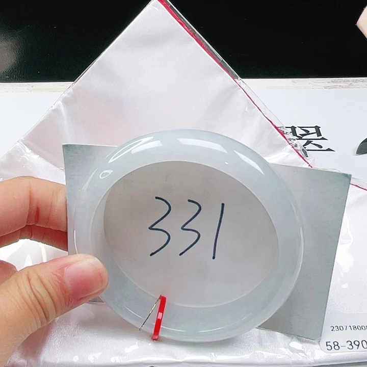 未镶嵌手镯翡翠58+正圈