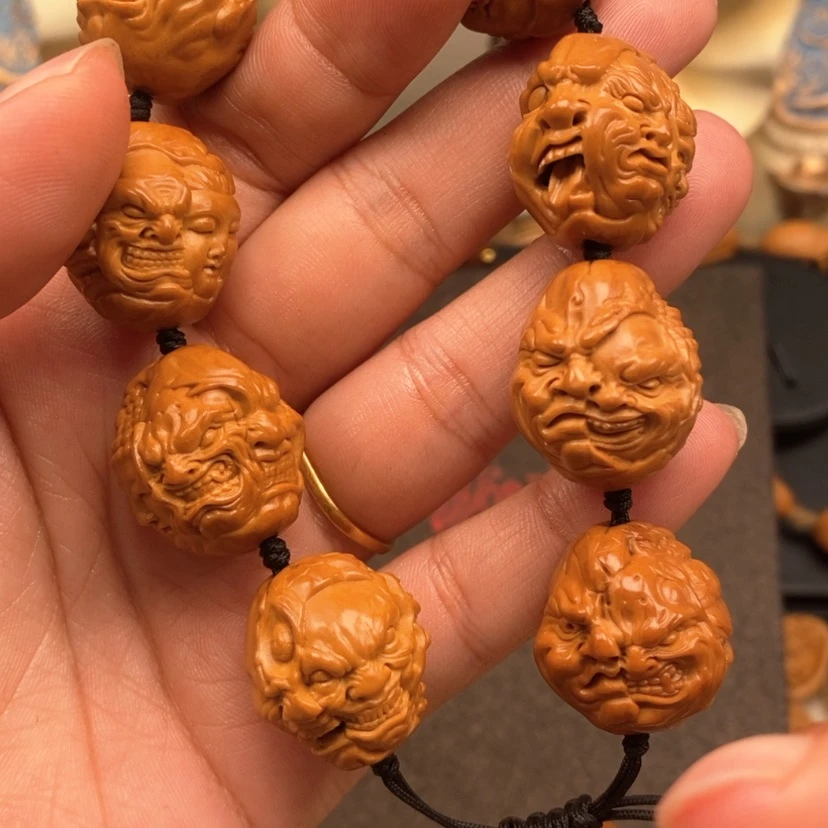 【闪购商品】橄榄核手串橄榄手工雕刻工艺