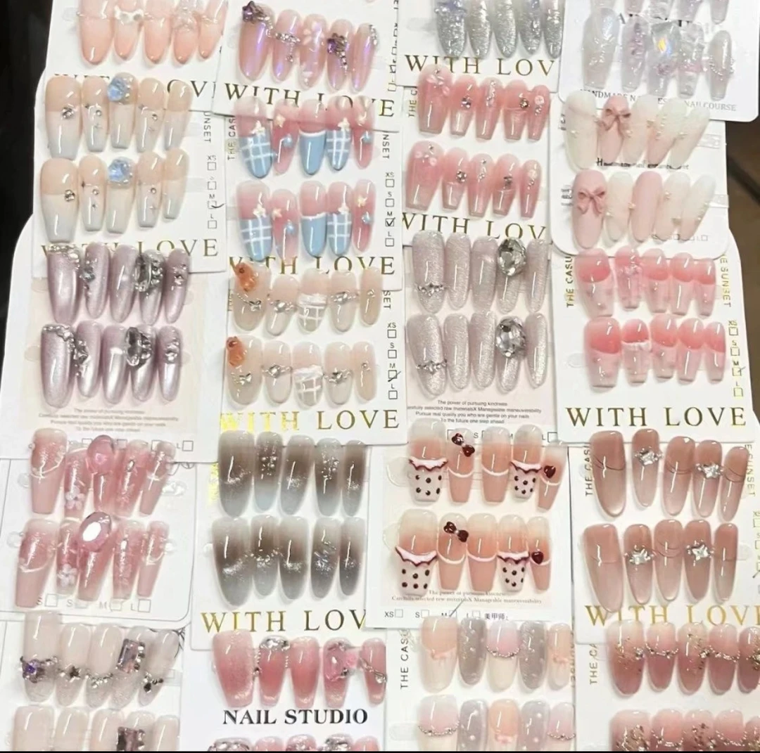 汐韵手工穿戴甲No退No换4单包邮（下单备注编码）