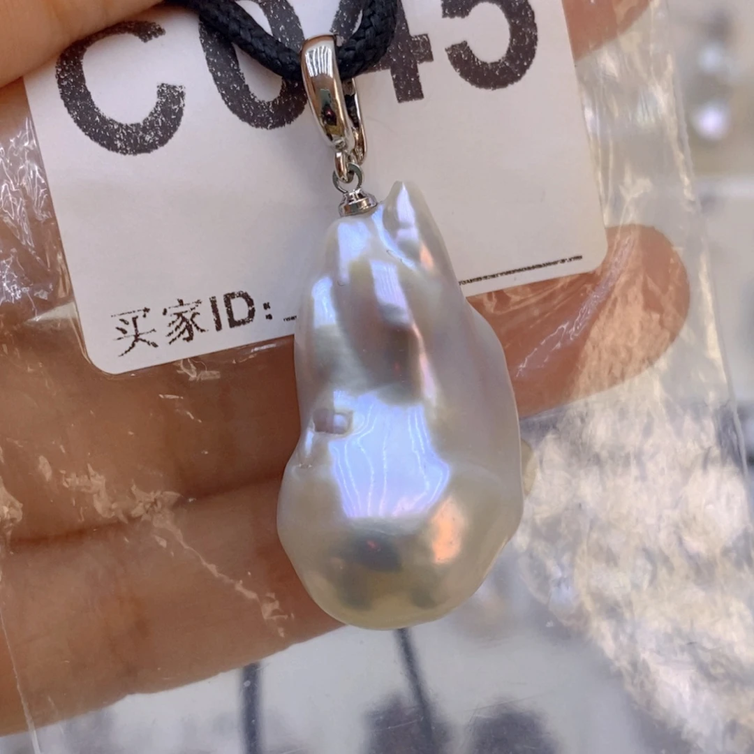 淡水珍珠颈饰银S925镶嵌