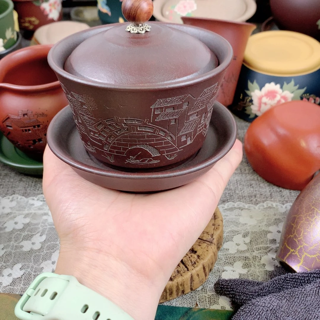 茶杯紫砂高端主人杯