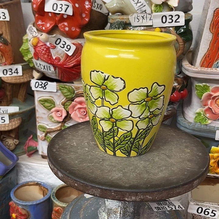 粗陶材质多肉花盆