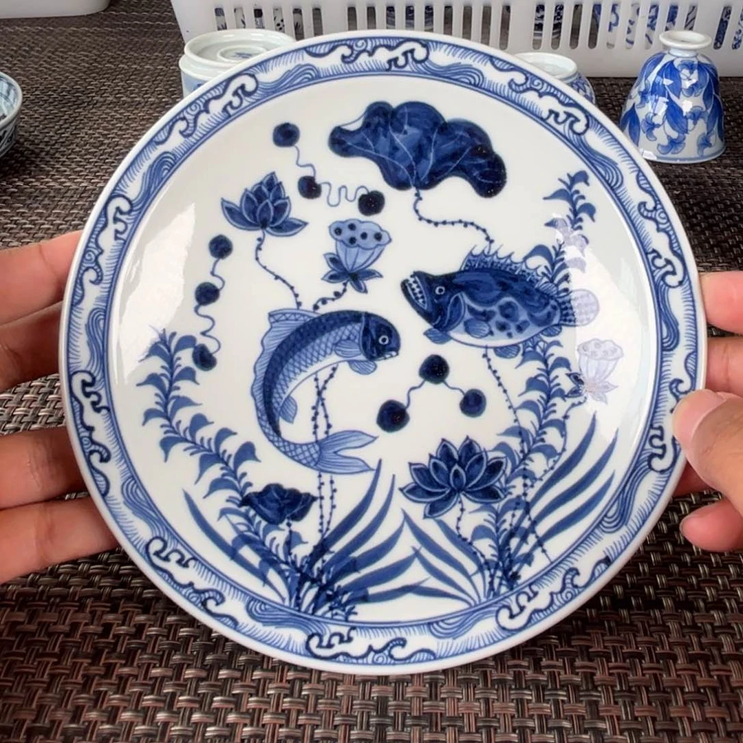 瓷片微瑕景德镇陶瓷壶承