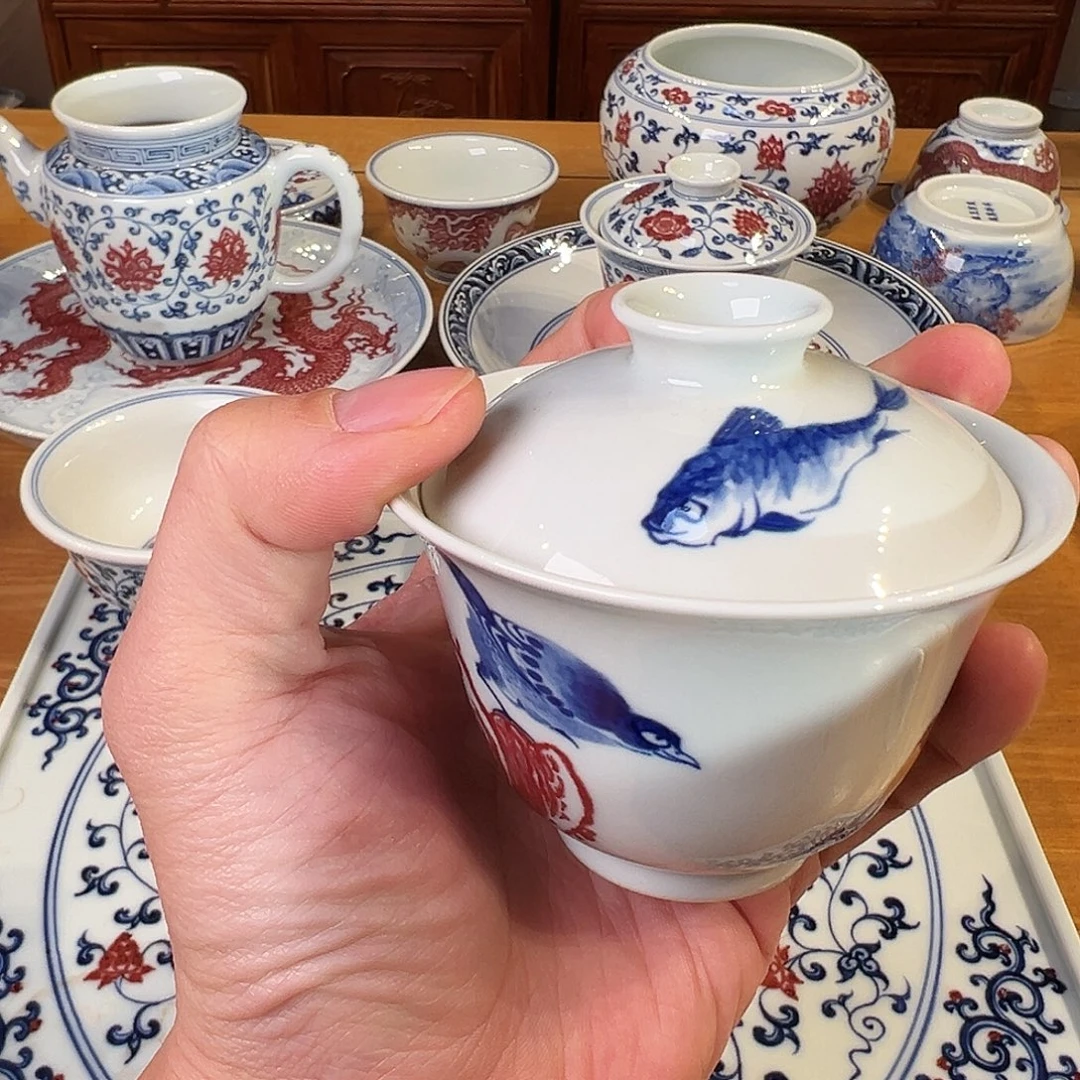 景德镇釉里红瓷器