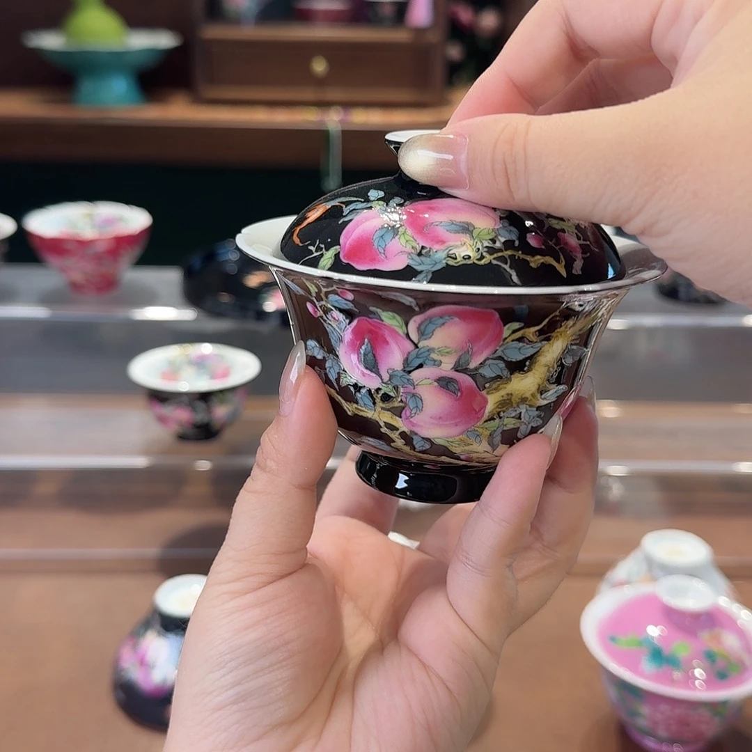 文***…珐琅彩主人杯茶具系列