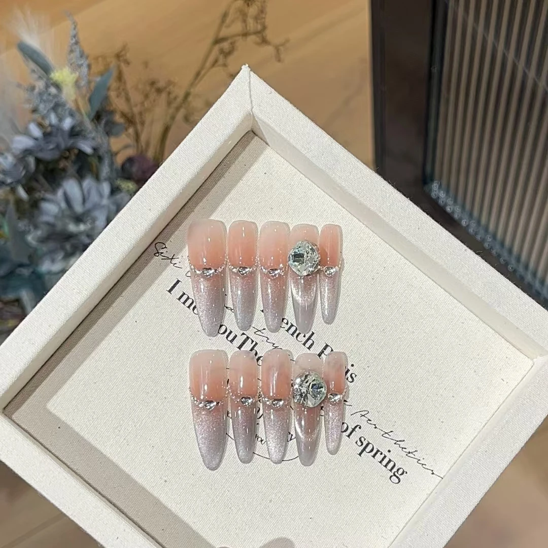 【直播链接】JRins手工美甲穿戴甲裸色橙子酱