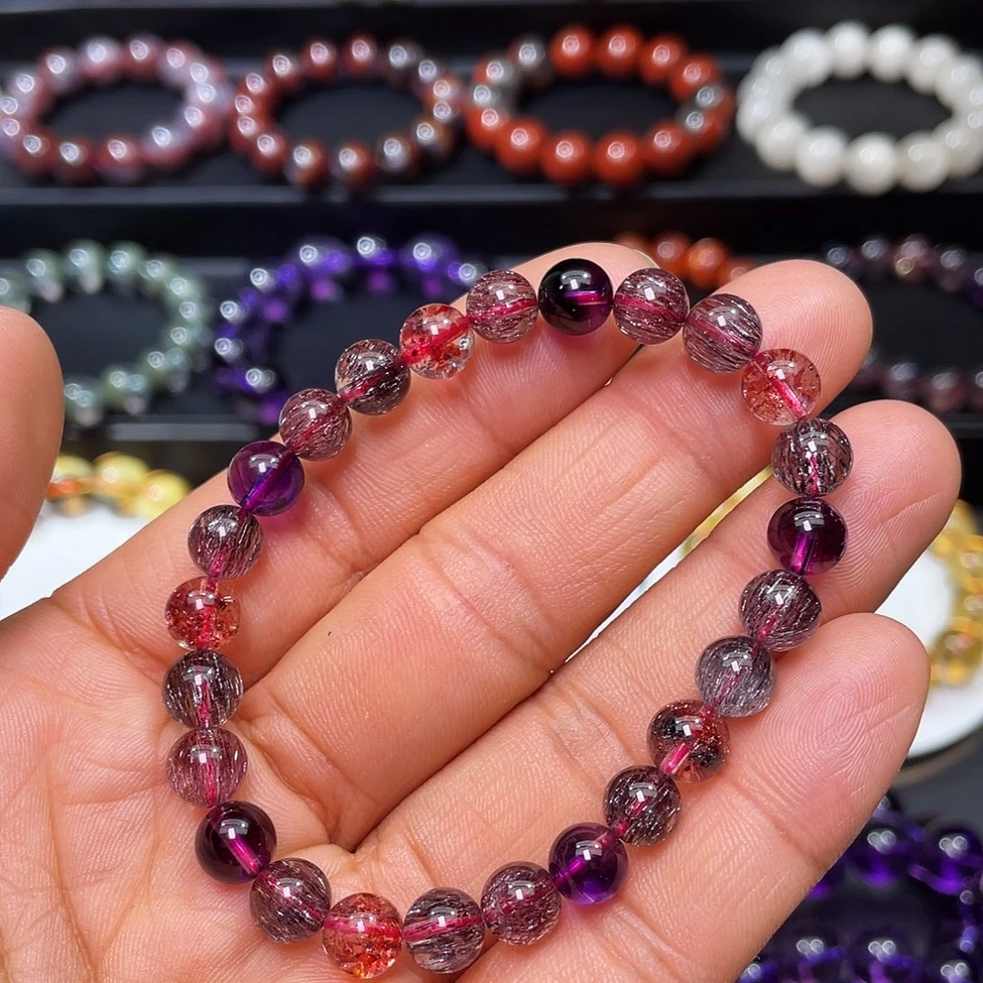 手链水晶未镶嵌超七7+mm