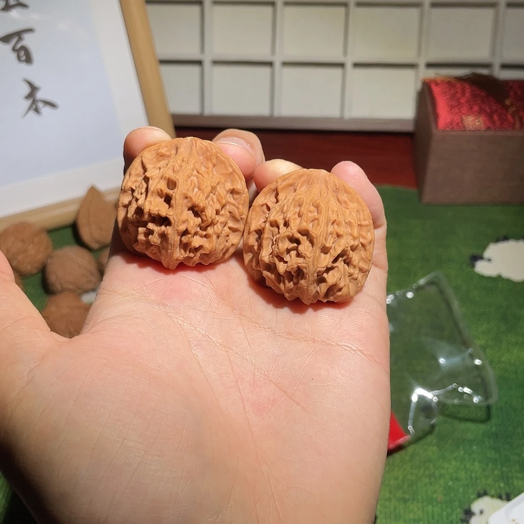 把件文玩核桃39全品天地二爷帽