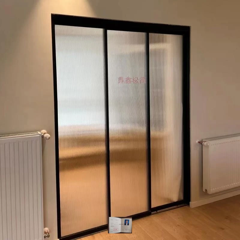 定制厨房三联动推拉门四联动推拉门卫生间隔断极窄门客厅阳台移门