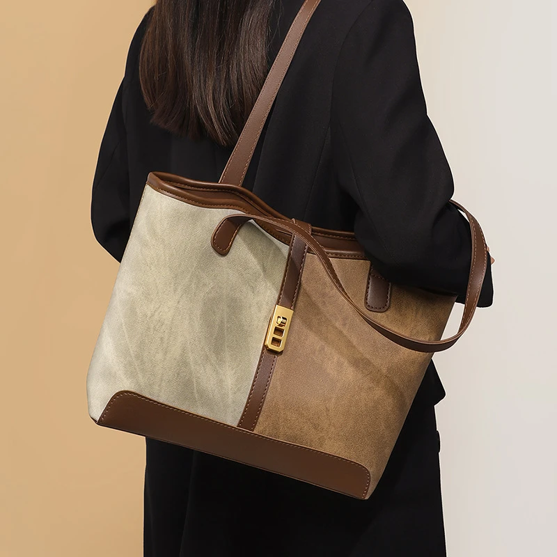 包包女2025新款托特包新夏大容量真皮bags百搭手提单肩包通勤大包