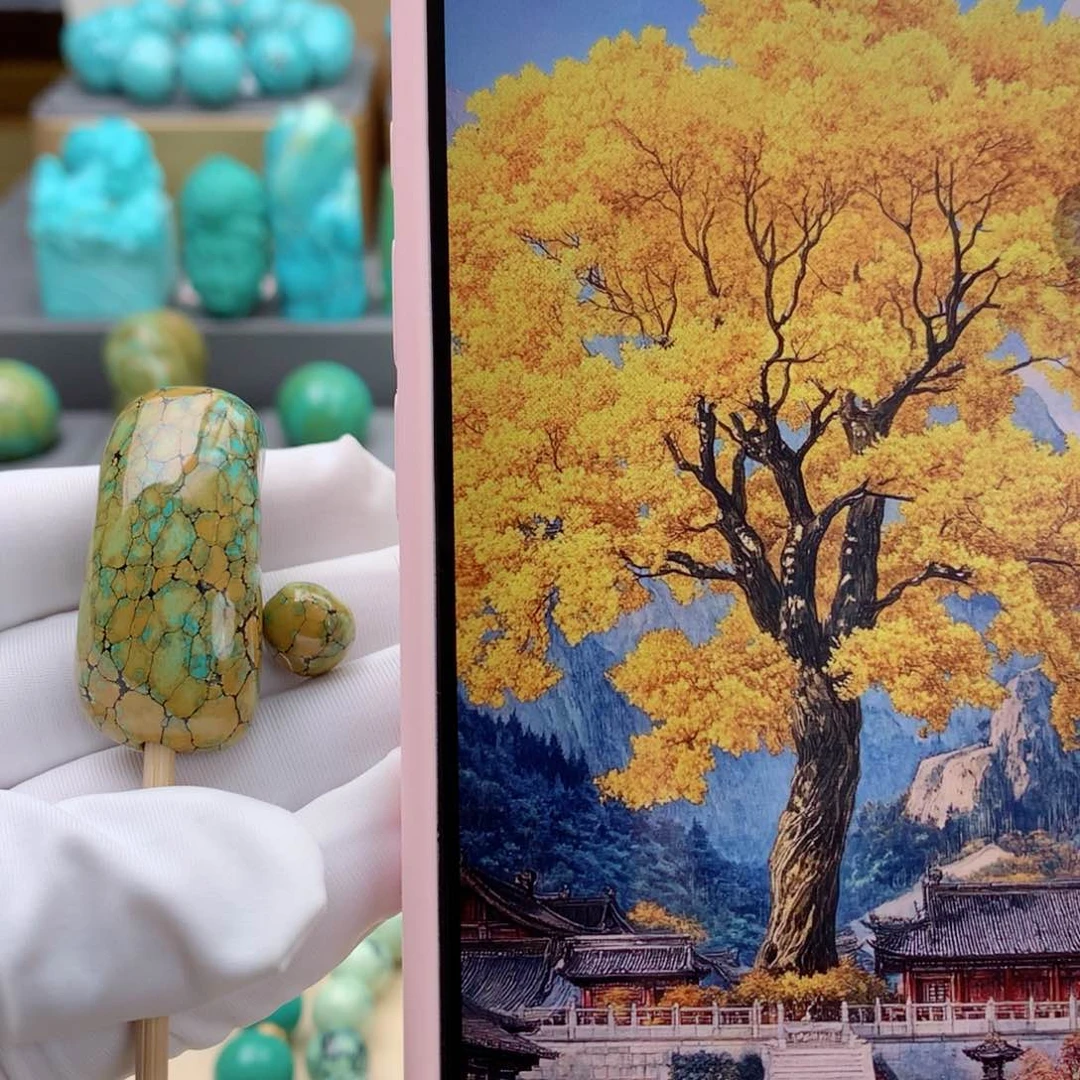 未镶嵌绿松石挂件