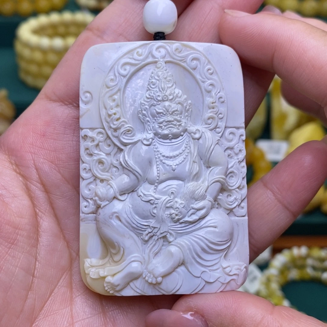 蜜蜡未镶嵌裸石黄财神