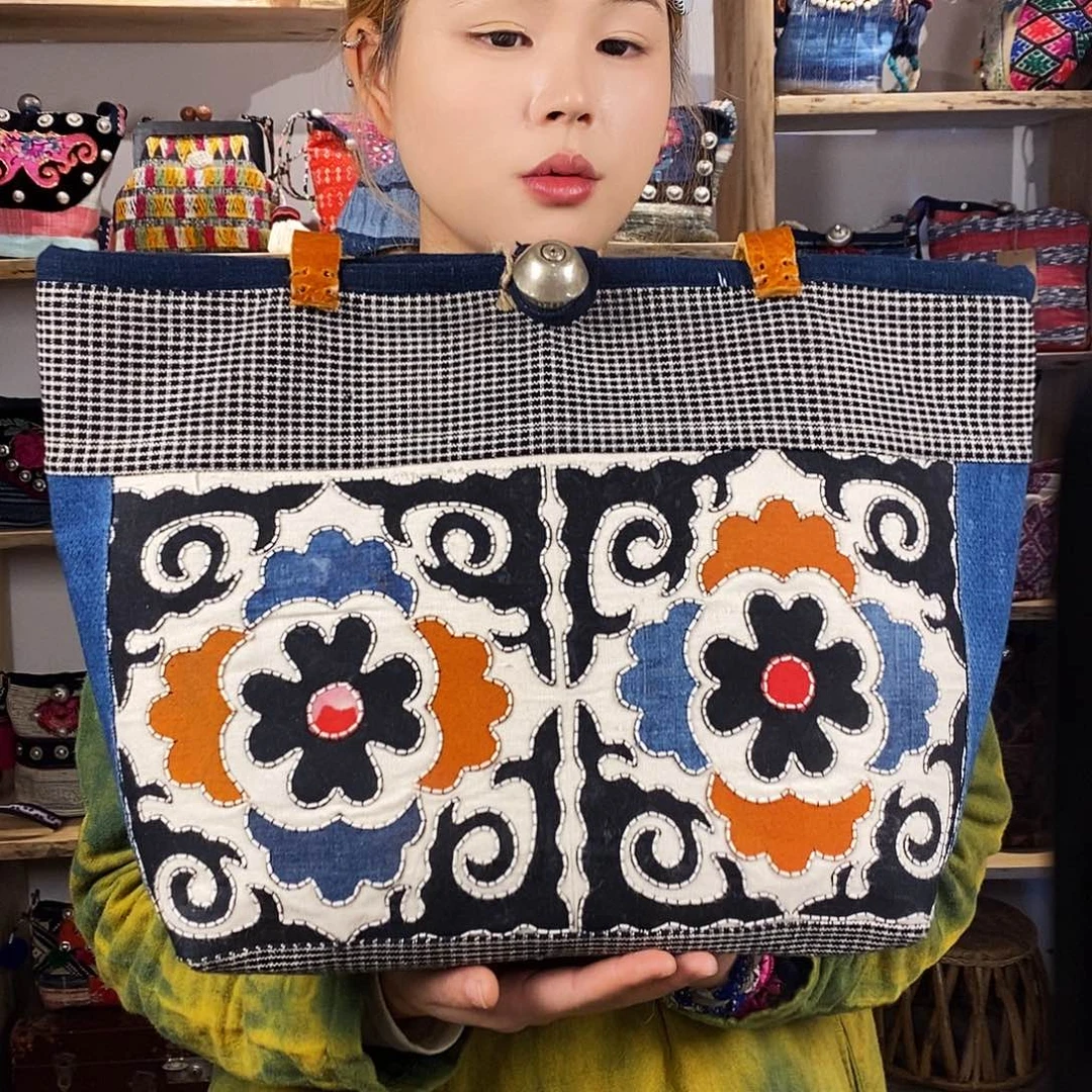 织绣手工制作包包