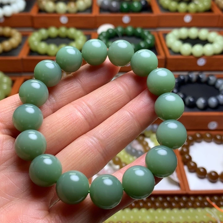 和田玉手串未镶嵌