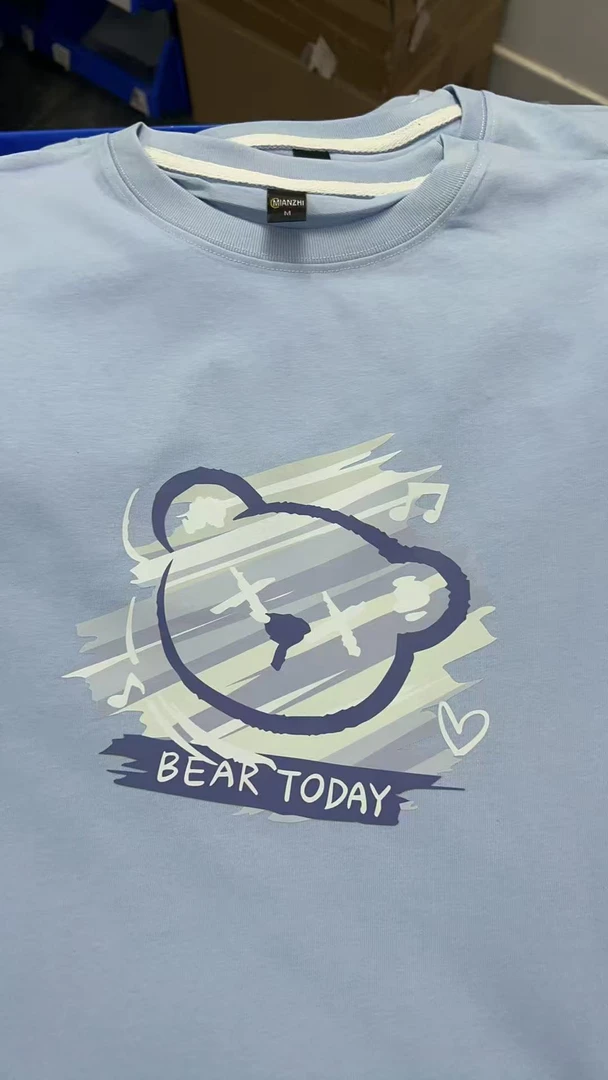 新款夏季时尚休闲百搭纯棉宽松T恤  款号04