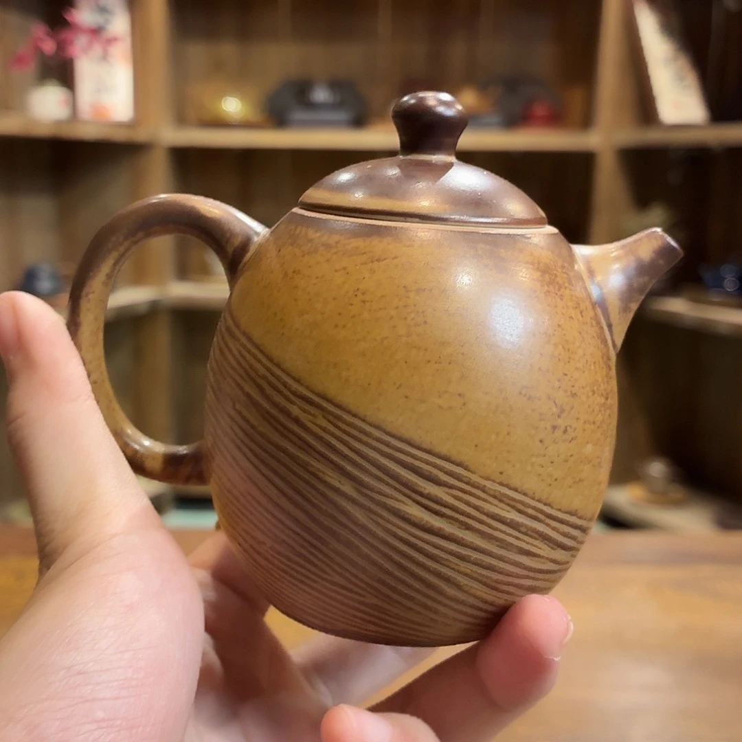 柴烧老岩泥茶器皿