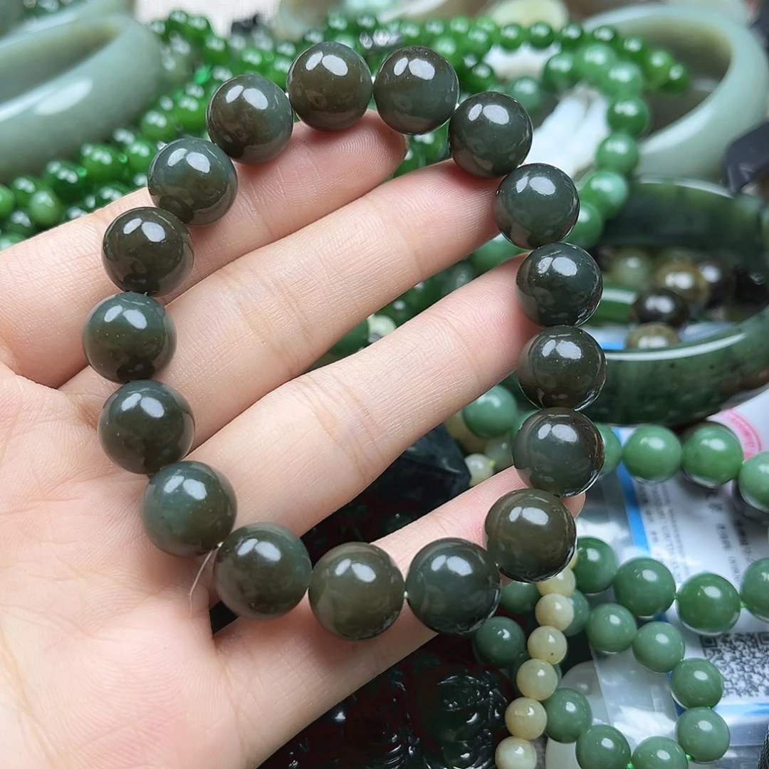 和田玉未镶嵌手串