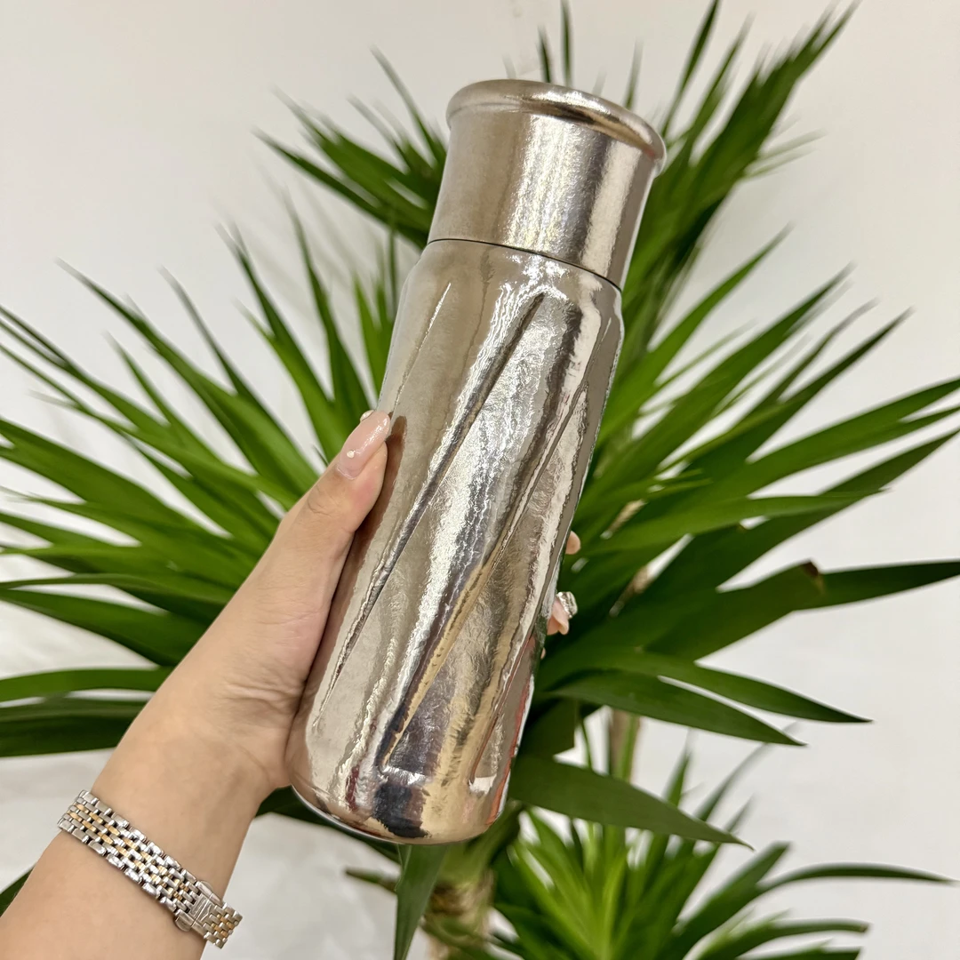 内外纯钛磁吸保温杯机械显温500ml/200ml焖泡茶杯办公商务礼品